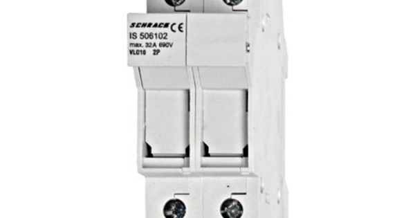 Separator fuzibile 2P 10X38 32A Schrack - IS506102